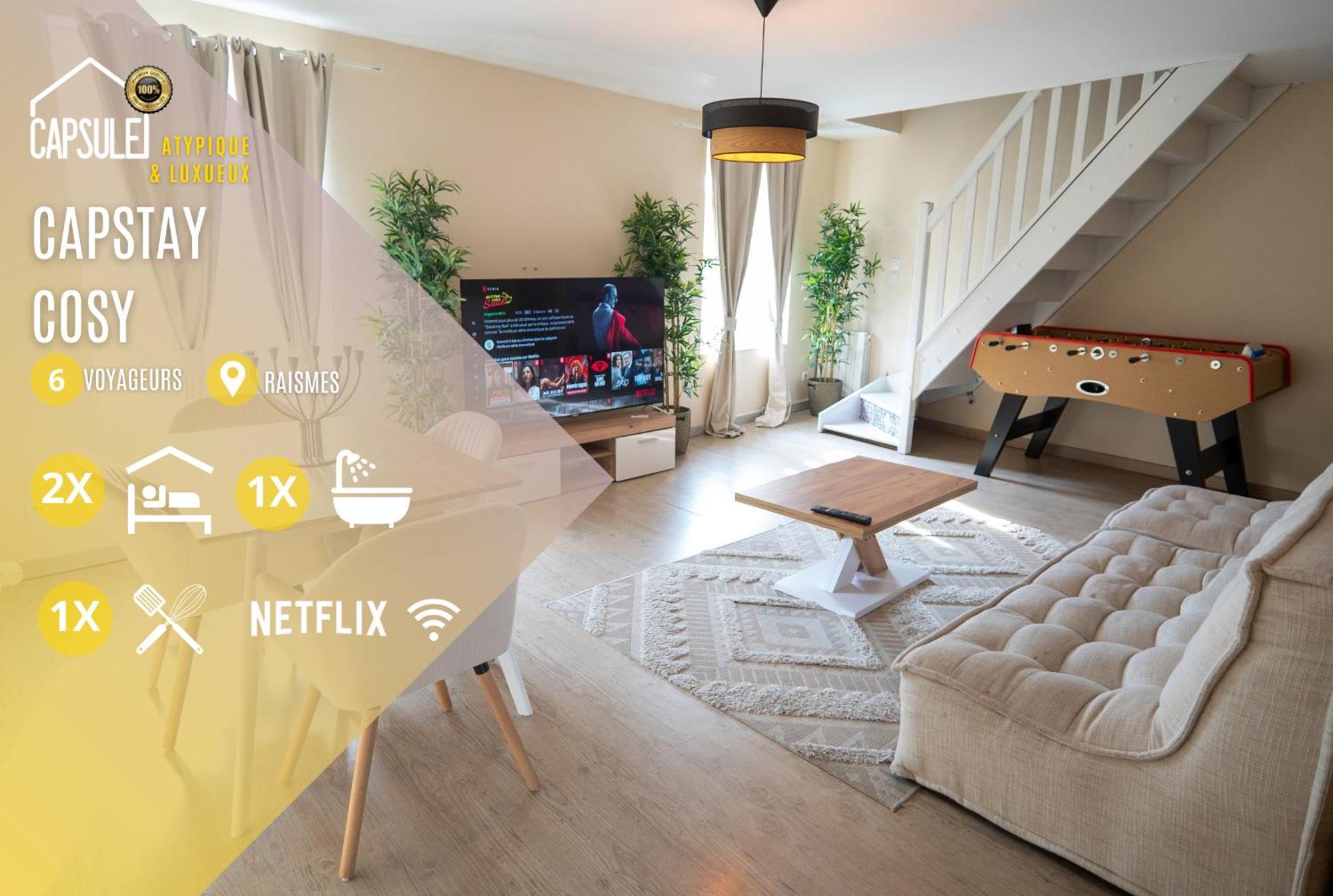 Apartament Capsule Cozy Raismes Zewnętrze zdjęcie